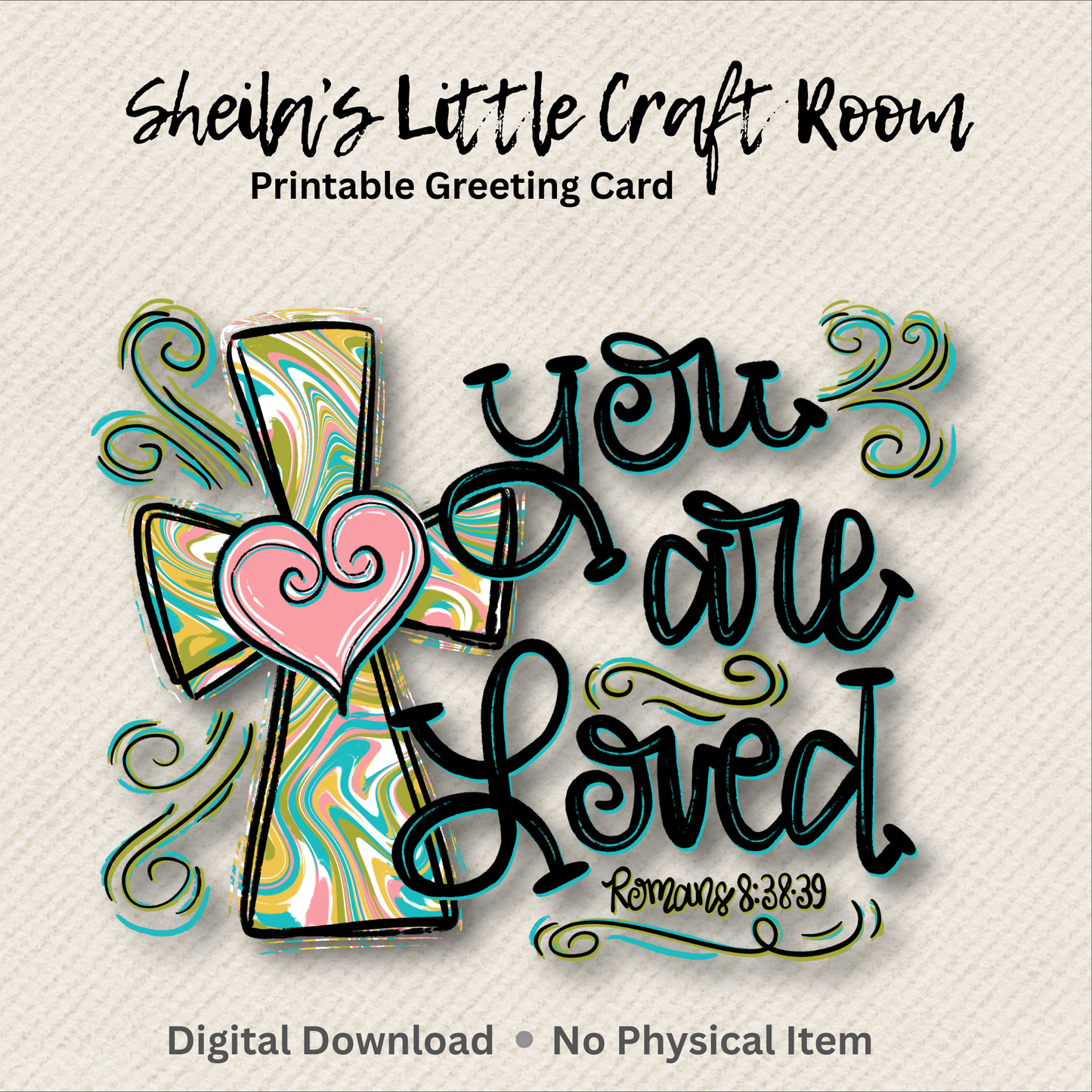 Printable Faith Encouragement Card - Instant Download