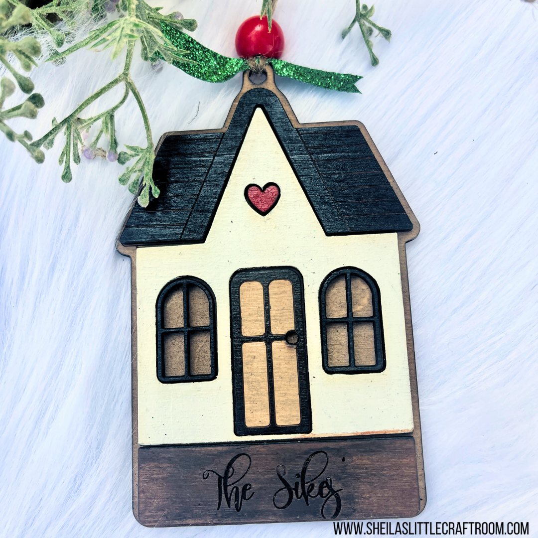 PERSONALIZED - HOUSE ORNAMENT