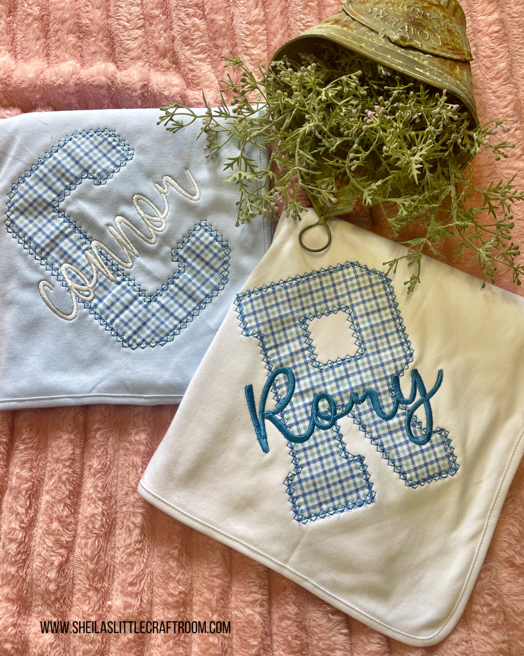 EMBROIDERED BABY BLANKETS