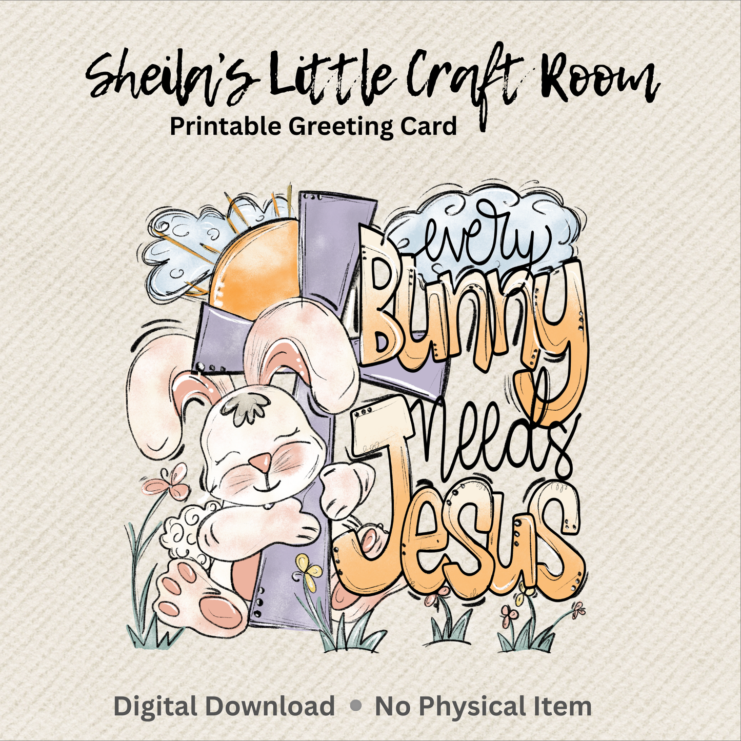 Printable Faith Encouragement Card - Instant Download