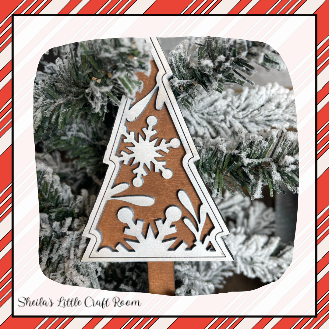 Christmas Tree (white and natural)