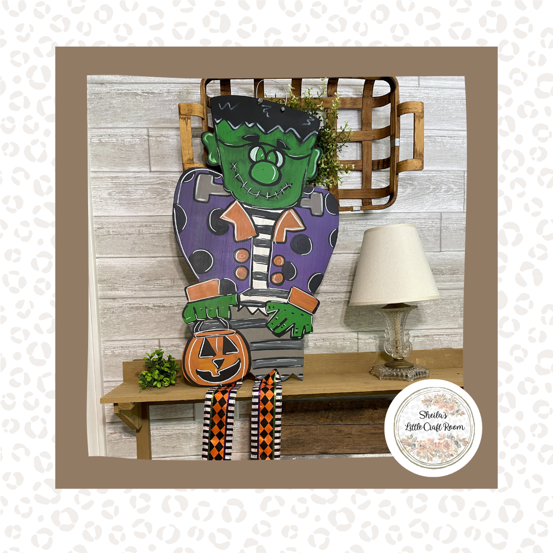 Mr Stine with ribbon legs