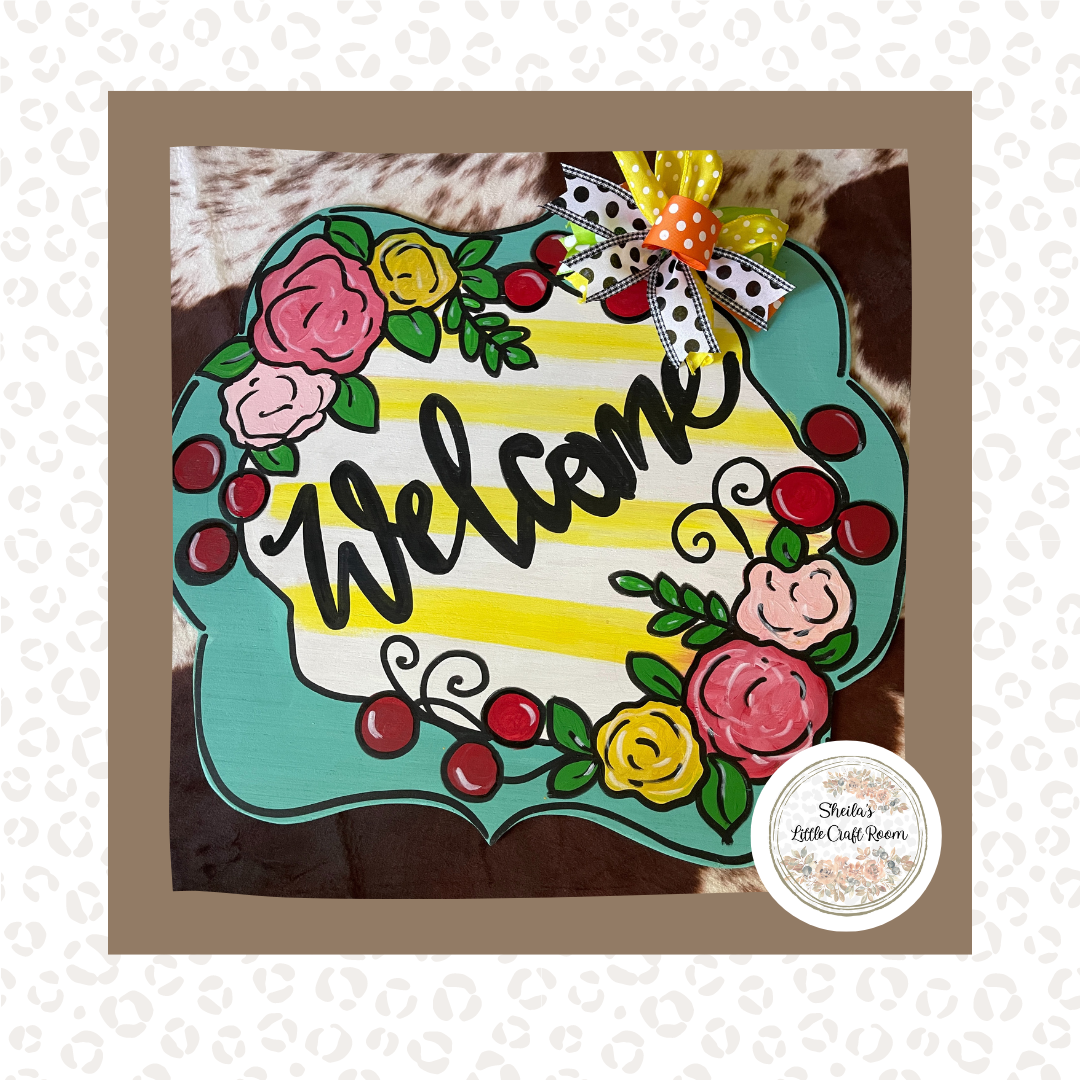 Spring/Summer Welcome Door Hanger