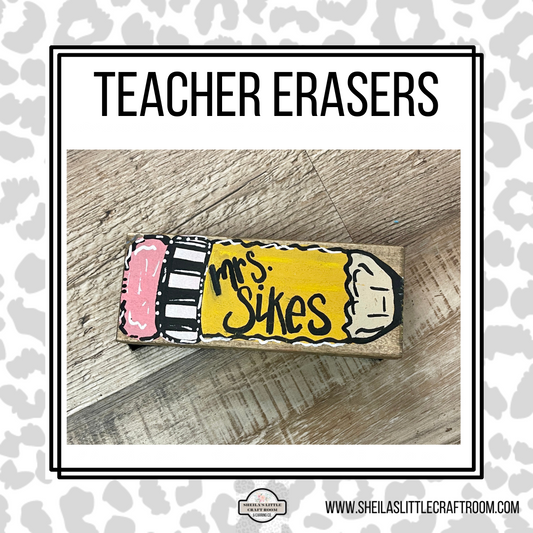 TEACHER ERASER - PENCIL