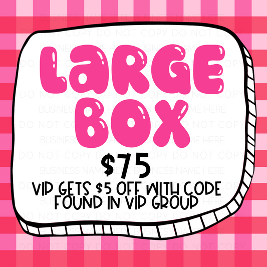 LARGE GALENTINE BOX