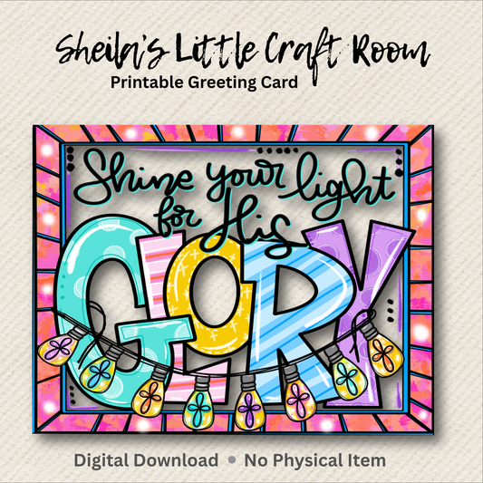 Printable Faith Encouragement Card - Instant Download