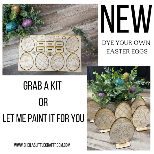 MARCH DIY PAINT KITS - DYE YOUR OWN EGGS