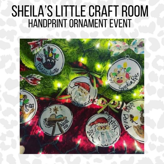 HANDPRINT ORNAMENTS