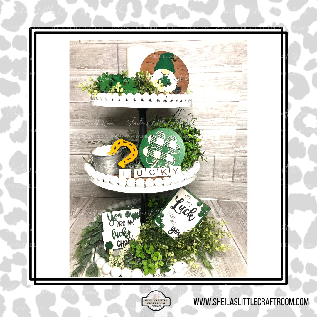 TIERED TRAY - ST PATRICK'S DAY