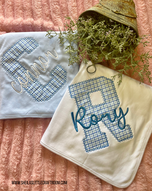 EMBROIDERED BABY BLANKETS