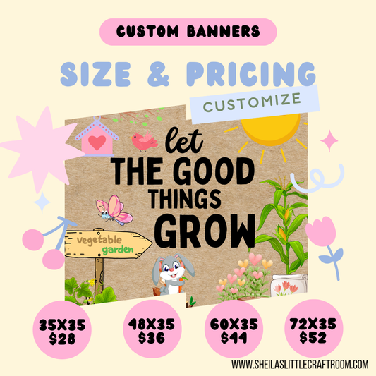 BANNERS 60X35 party size