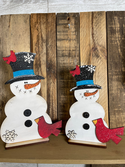 SNOWMAN - FREE STANDING - SMALL