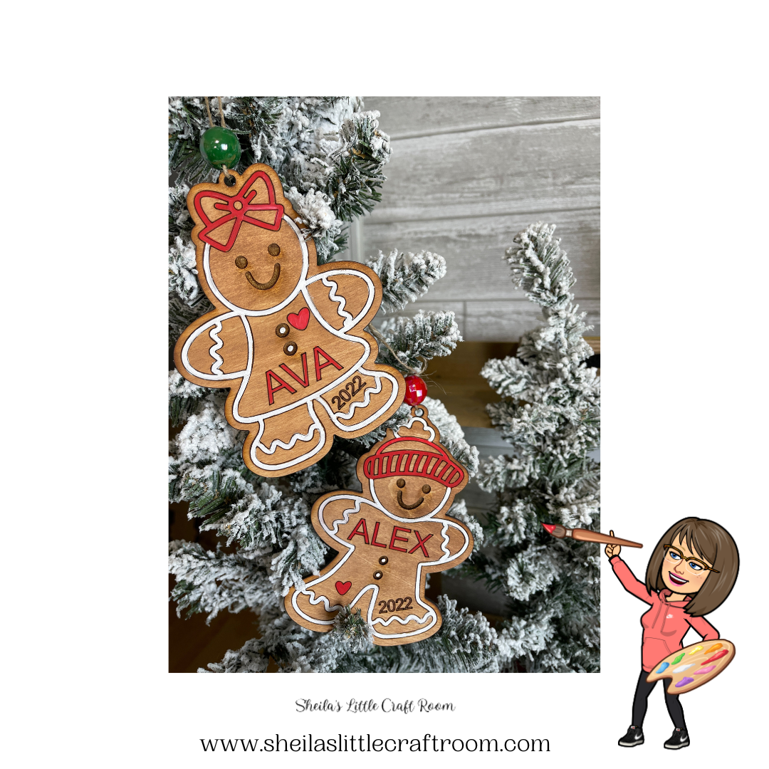 Personalized Gingerbread Boy or Girl- Leave personalization in note section at checkout